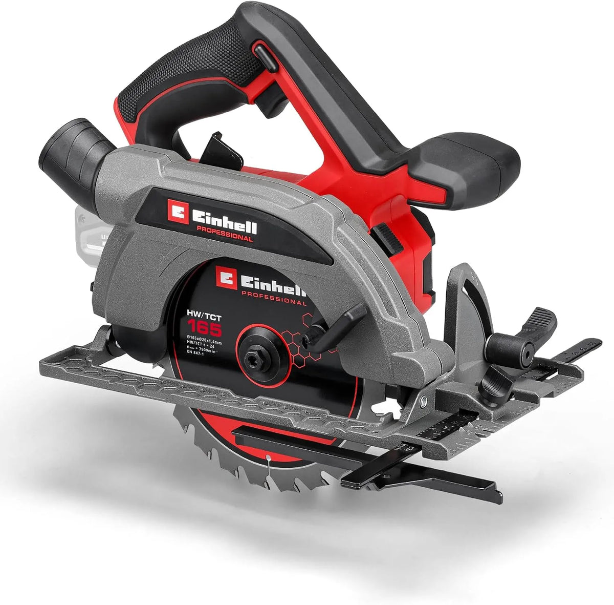 Einhell à fonctionnement sans fil TP-CS 18, Professional Scie circulaire portative sans fil /165 Li BL-Solo Power X-Change, tension 18 V