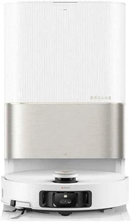 Dreame aspirateur X50, Ultra Complete Robot et Friègles avec Base de Vidange Automatique finition blanche