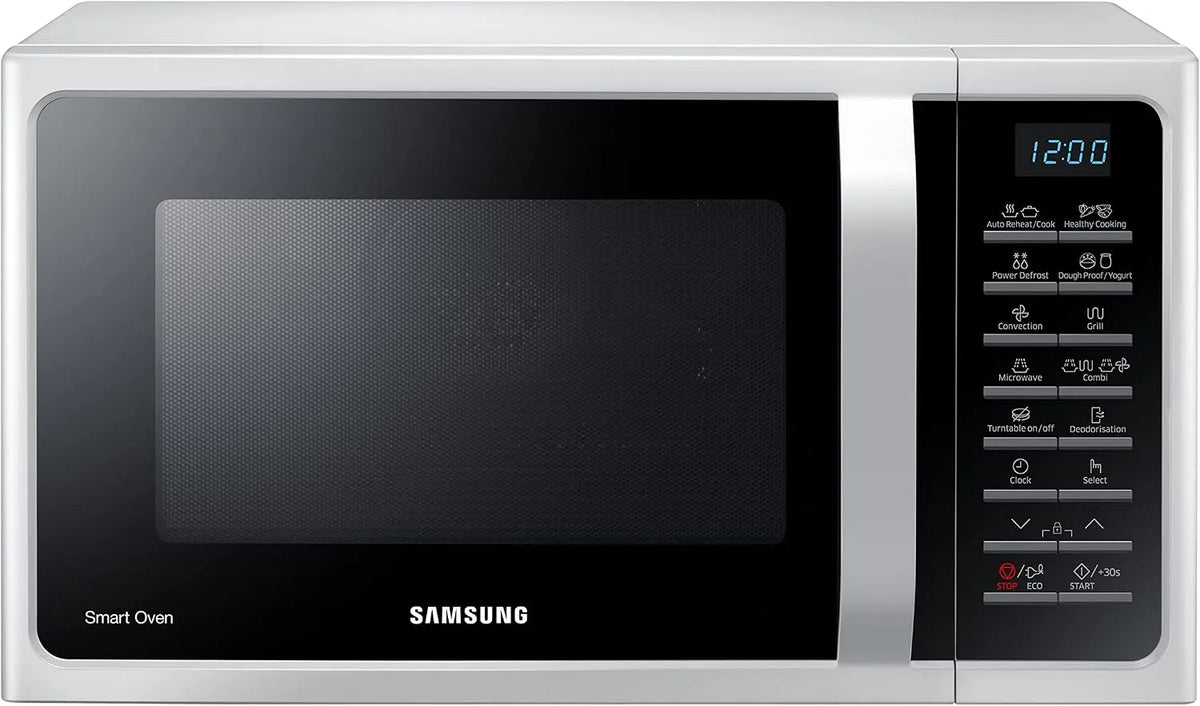 Samsung four à micro-ondes MC2BH5015AW/ET, combiné SmartOven MC2BH5015AW, modèle MC2BH5015AW, cuisson ventilée, finition blanche, capacité 28 L