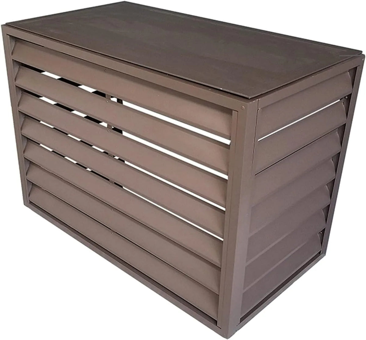 Climatiseur Cache pour, grille de protection pour climatiseurs et pompes à chaleur, boîtier indépendant pour couvrir les poubelles, Couleur