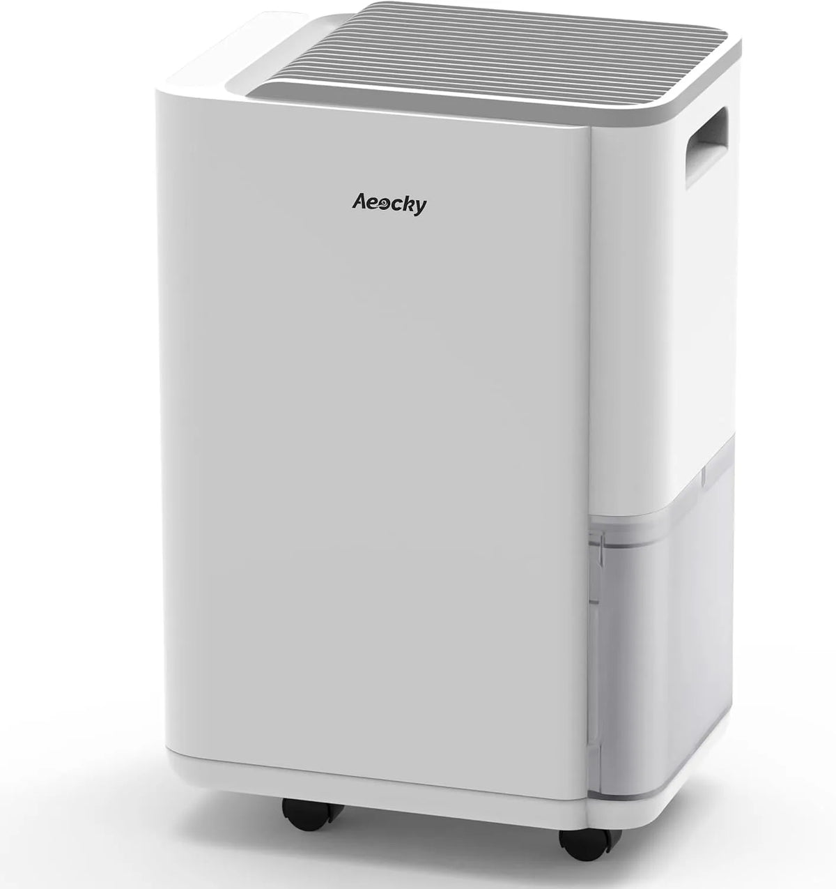 Déshumidificateur, à compresseur intelligent avec tuyau de vidange, 50 m², chambre, sous-sol, AEOCKY 25L, applicable à 200 m³, salle de bain