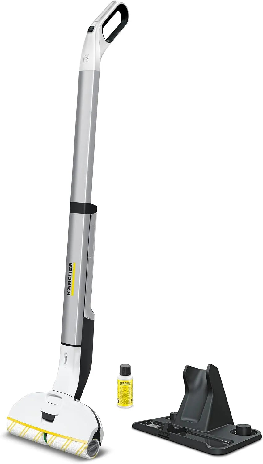 Kärcher, avec 2 Rouleaux Microfibres Rotatifs, Capacité de Surface par Charge de Batterie: env. 60 m², sans Fil EWM 2, Nettoyeur de Sol