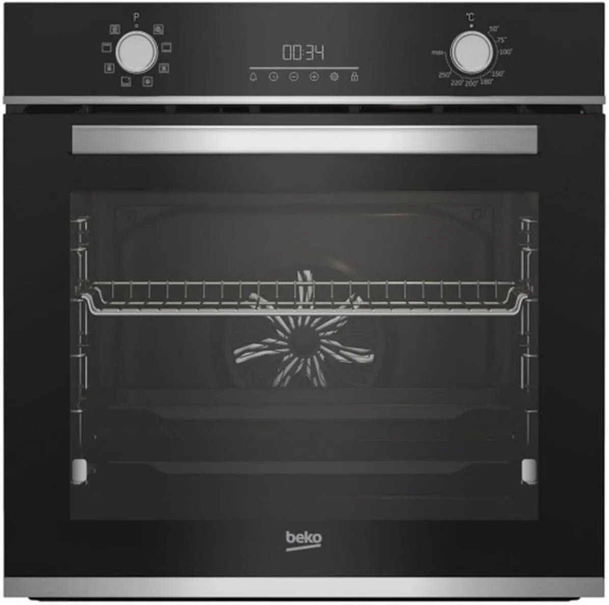 Beko four S0429117 Bbim13300Xd, capacité 72 L, puissance 2500 W, capacité 80 litres, multifonction, acier inoxydable, ne s'applique pas