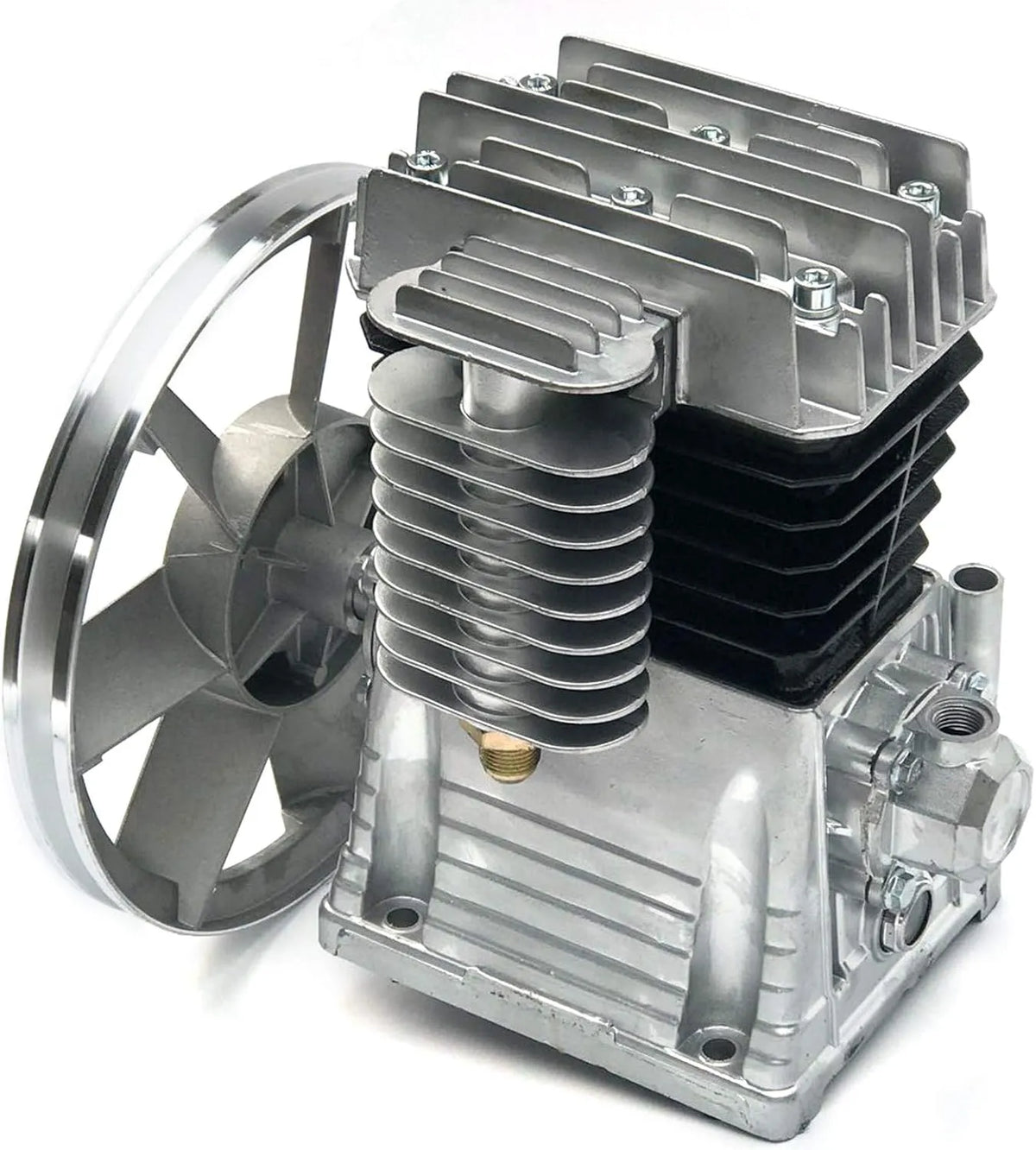 Pompe 3HP Vompresseur d'air, d'air en Fonte Tête de compresseur d'air Piston Style Double Cylinder Air Tool 250L, 250L/min, capacité 250L