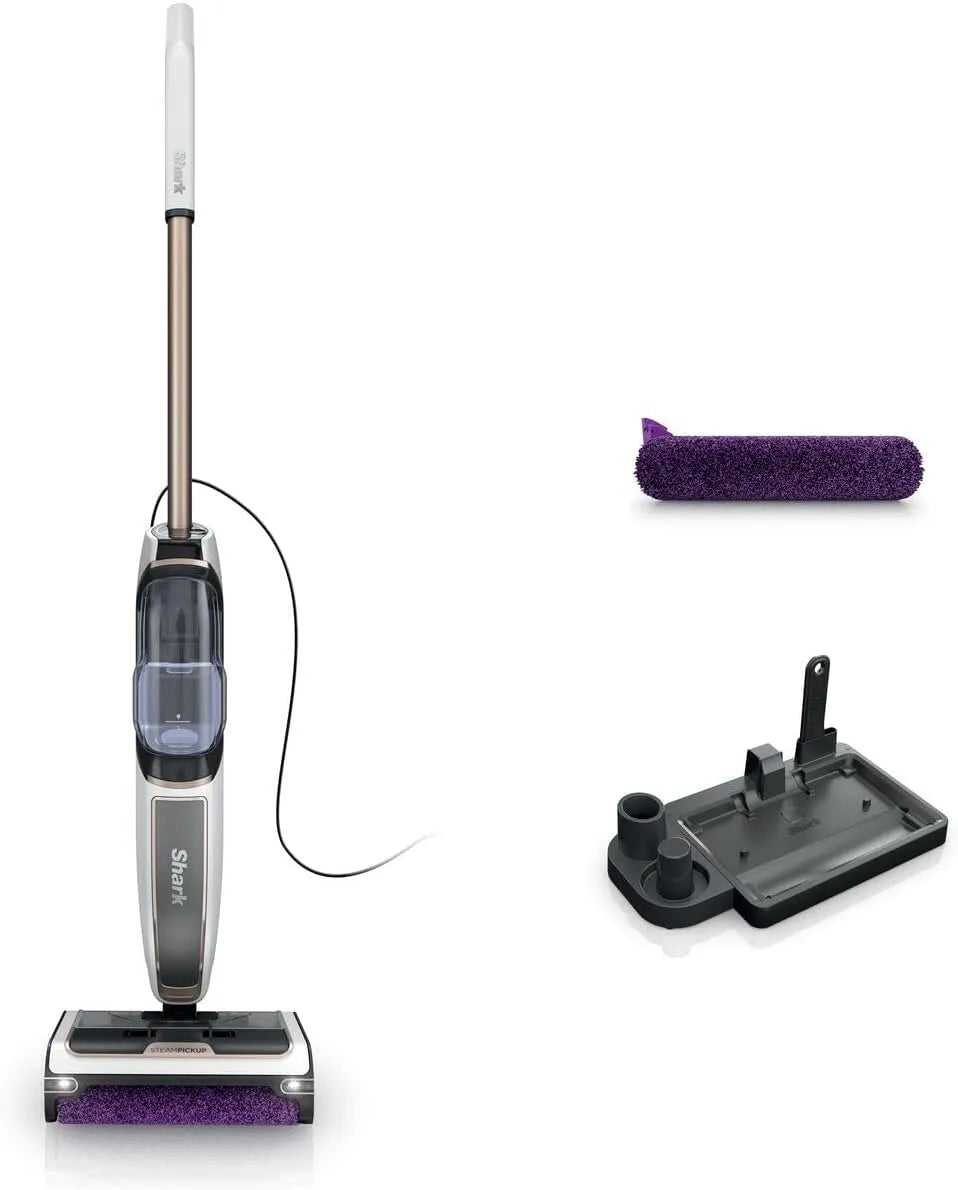 Shark modèle SD200EU, SteamPickUp 3-en-1 balai vapeur pour sols, capacité 420 ml. Inclut: rouleau brosse supplémentaire, non chimique