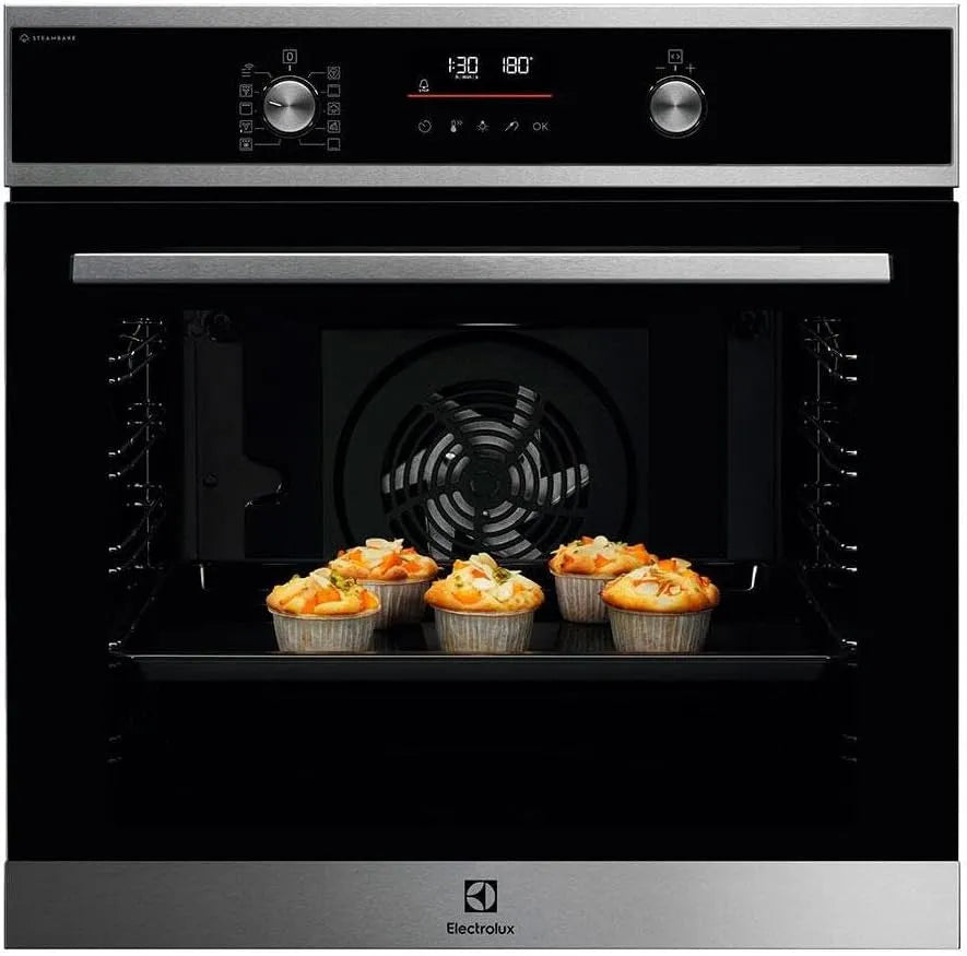 Electrolux four EOD6P77X, 11 fonctions, cuisson uniforme multiniveau, chauffage rapide, 45 programmes automatiques, sonde thermique, affichage LED