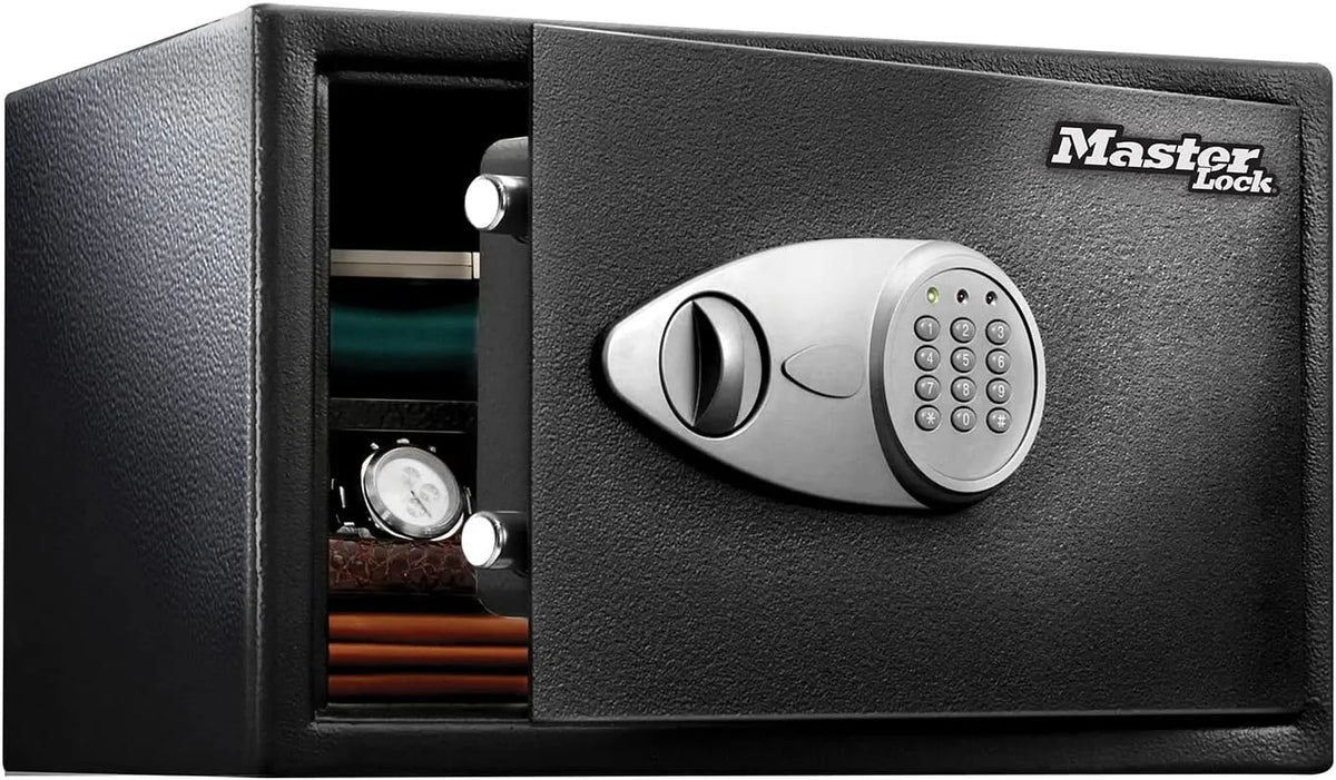 Coffre-fort Master Lock, capacité 33 L, dimensions 27 x 43 x 37 cm, C -fort à Code, Combinaison Electronique