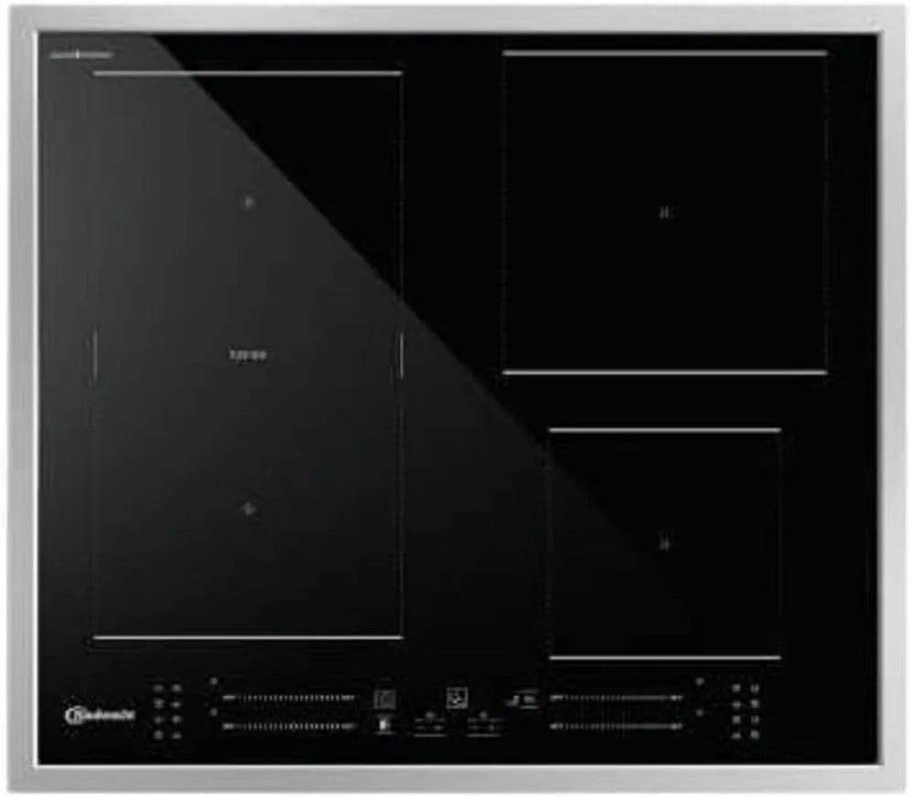 Bauknecht plaque de cuisson 5760C, BS CPFT de cuisson à induction, fonction booster, sécurité enfant, indicateur de chaleur, largeur 60 cm, FlexiDuo