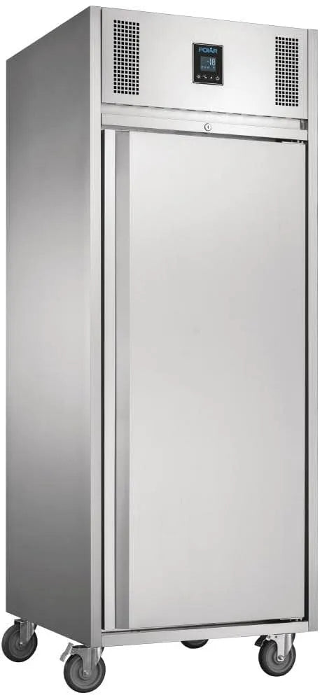 Armoire UA002, Polar Refrigeration U-Series 650W négative Porte simple 550 litres, 22°C à -18°C, Classe énergétique D, Acier inoxydable