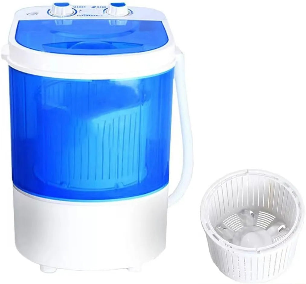Lave-linge, Portable 31x30x45cm Mini 2 En 1, Capacité De 4,5KG Pour La Maison Dortoir Hôtel, Avec Panier De Vidange Laveuse Pratique