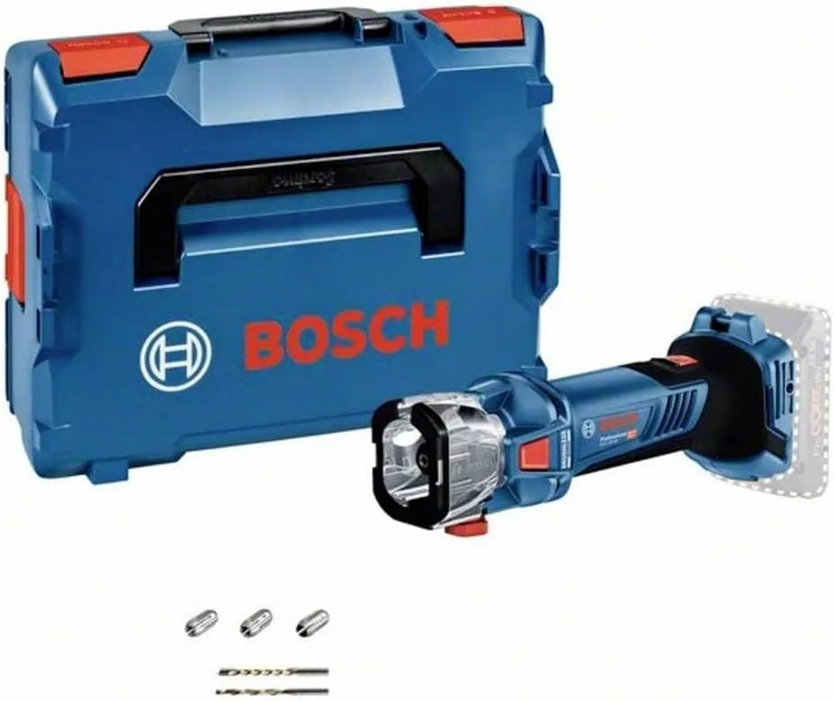 Bosch modèle, Professional 18V System outil rotatif sans-fil GCU 18V-30, 30 000 tr/min, 1 fraise hélicoïdale, adaptat. aspiration, 3 pinces