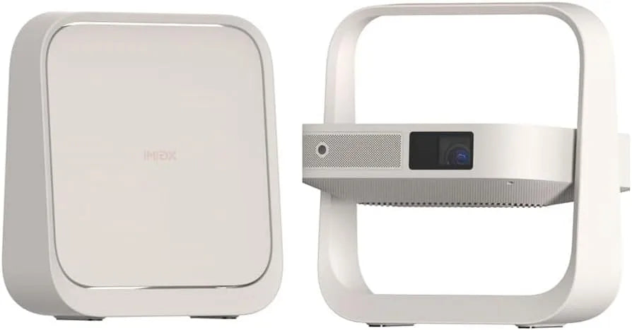Modèle XGIMI Elfin Flip Plus 1080P Vidéoprojecteur Portable, 2 x Haut-Parleur 3 W intégrés, capacité 500 Lumens ISO, Rotation à 150°, Wi-FI, Bluetooth