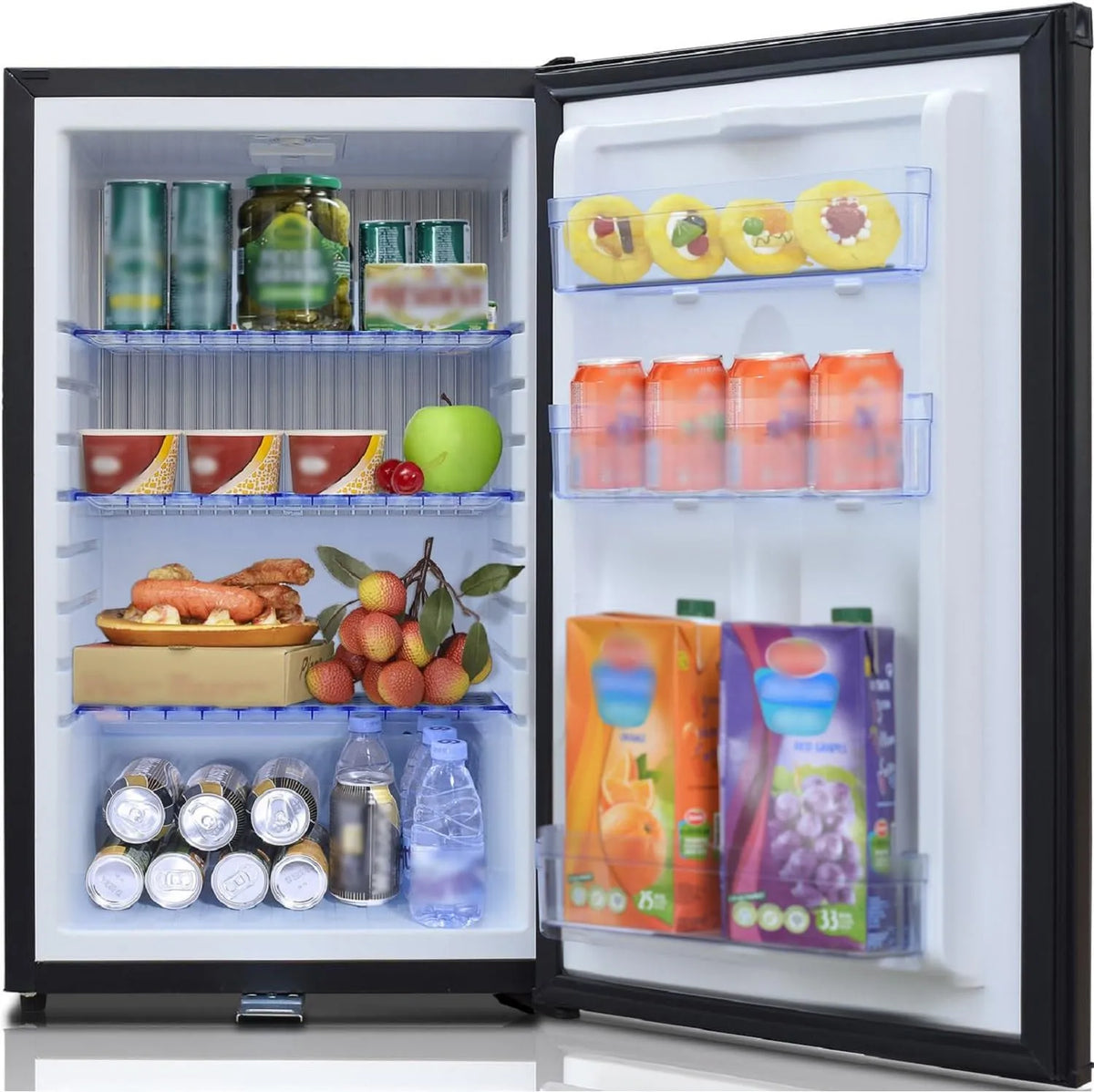 Réfrigérateur, capacité 50L Frigo 12V 220V, SMETA Frigo Camping Car, 0-10°C, Caravane avec Serrure, pour Chambre, Hôtel, Bureau, Voiture
