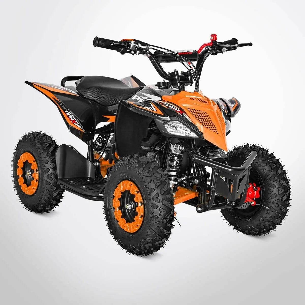 TIRAX 49 Pocket Quad, Orange, Mini Quad Enfant 50cc