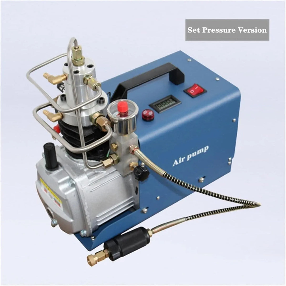 Compresseur 30Mpa 4500Psi, Pressure setting, puissance 1.8KW 300Bar d'air électrique haute pression pompe à Air pneumatique