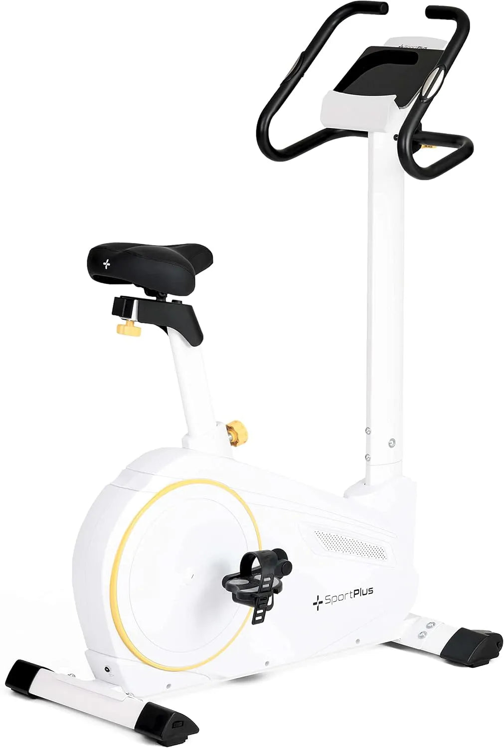 Vélo SportPlus |, max. 150 kg, masse d'inertie 10 kg, 24 niveaux de résistance & 24 programmes d'entraînement, d'appartement Cardio-training