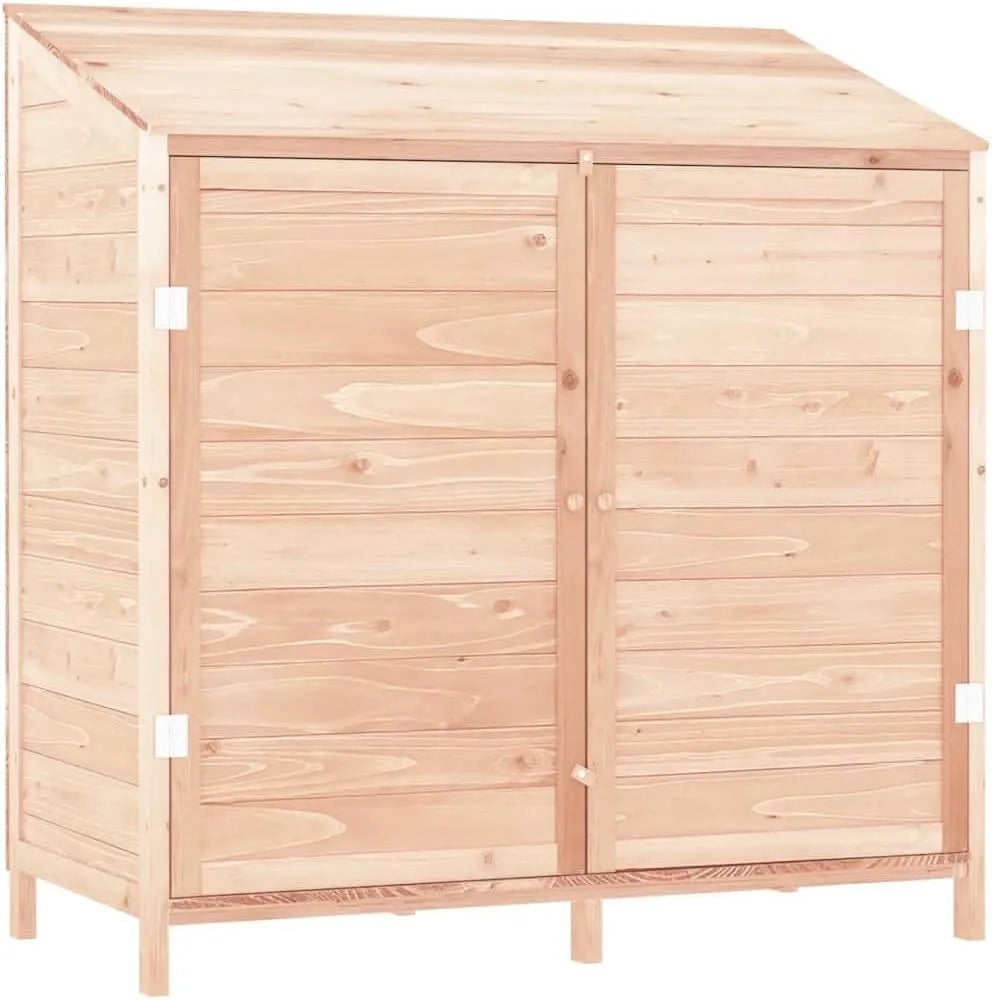 Abri de jardin vidaXL, Remise de Jardin Hangar de Stockage Remise à Outils à Articles Ménagers Extérieur 102x52x112 cm Bois de Sapin Solide