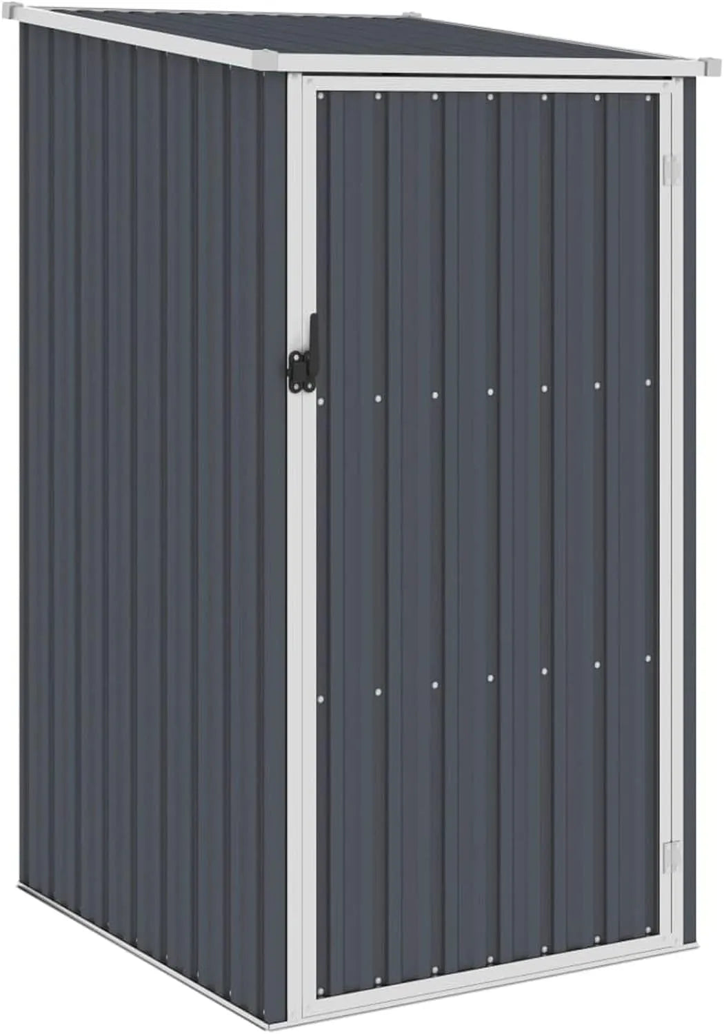 Abri à outils, MOONAIRY Abri de Jardin Abri de Stockage de Jardin Cabanon Jardin Exterieur Abri de Jardin Anthracite 87x98x159 cm Acier galvanisé