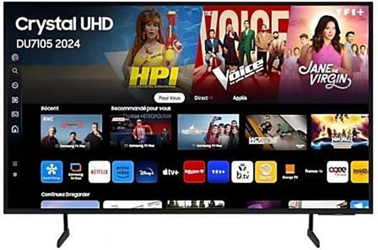 Samsung téléviseur TU85DU7105, Crystal UHD 4K, 2024, Smart TV