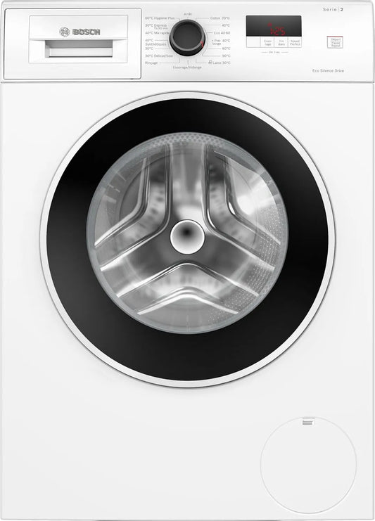 Bosch lave-linge WGE02405FR 1400, Série 2, Pose-libre, poids 7 kg, trs, min, finition blanche