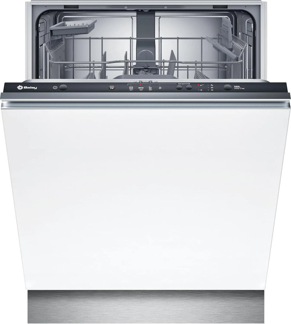 Lave-vaisselle 3VF304NP Balay, encastrable 12 mémoires Demi charge Rapide Programme Silencieux 60 cm de large