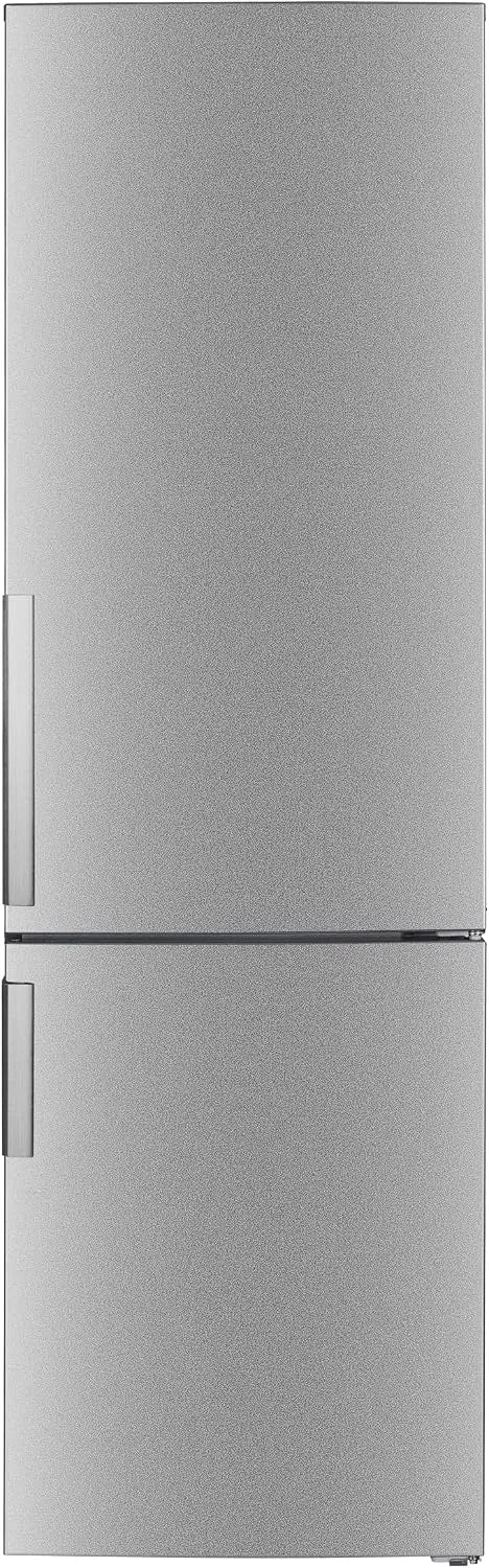 PKM réfrigérateur BKG55HNFCIX, refroidissement 182 l, congélateur 71 l, 141 kWh, congélateur inox, classe énergétique C, éclairage LED, autonome