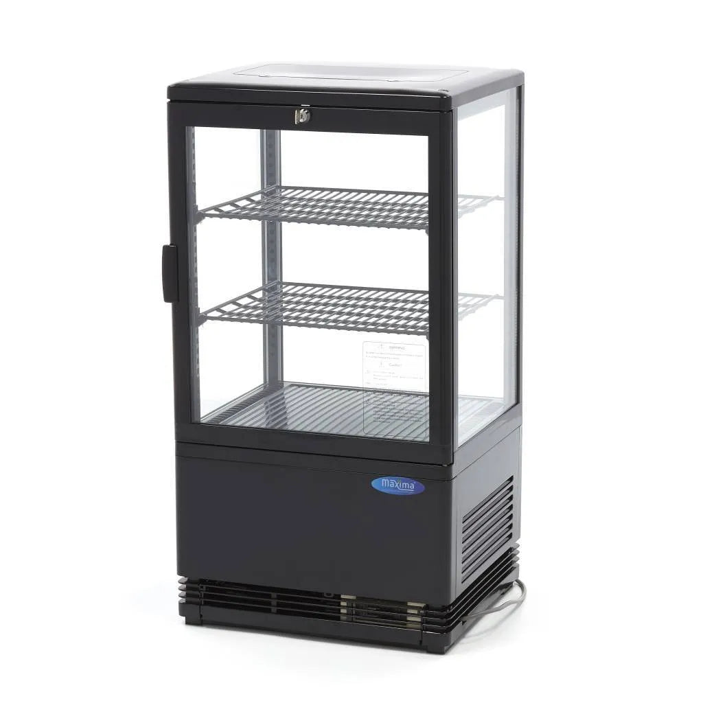 Réfrigérée Maxima Vitrine, largeur 43 cm, capacité 58 L