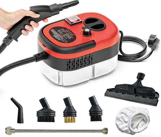 Portatif Nettoyeur Vapeur, puissance 2500W, Portatif 2500W, Nettoyage En Profondeur À Haute Température 105°C, Pour Usage Domestique, Haute Pression