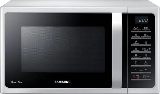 Samsung four à micro-ondes MC2BH5015AW/ET, combiné SmartOven MC2BH5015AW, modèle MC2BH5015AW, cuisson ventilée, finition blanche, capacité 28 L