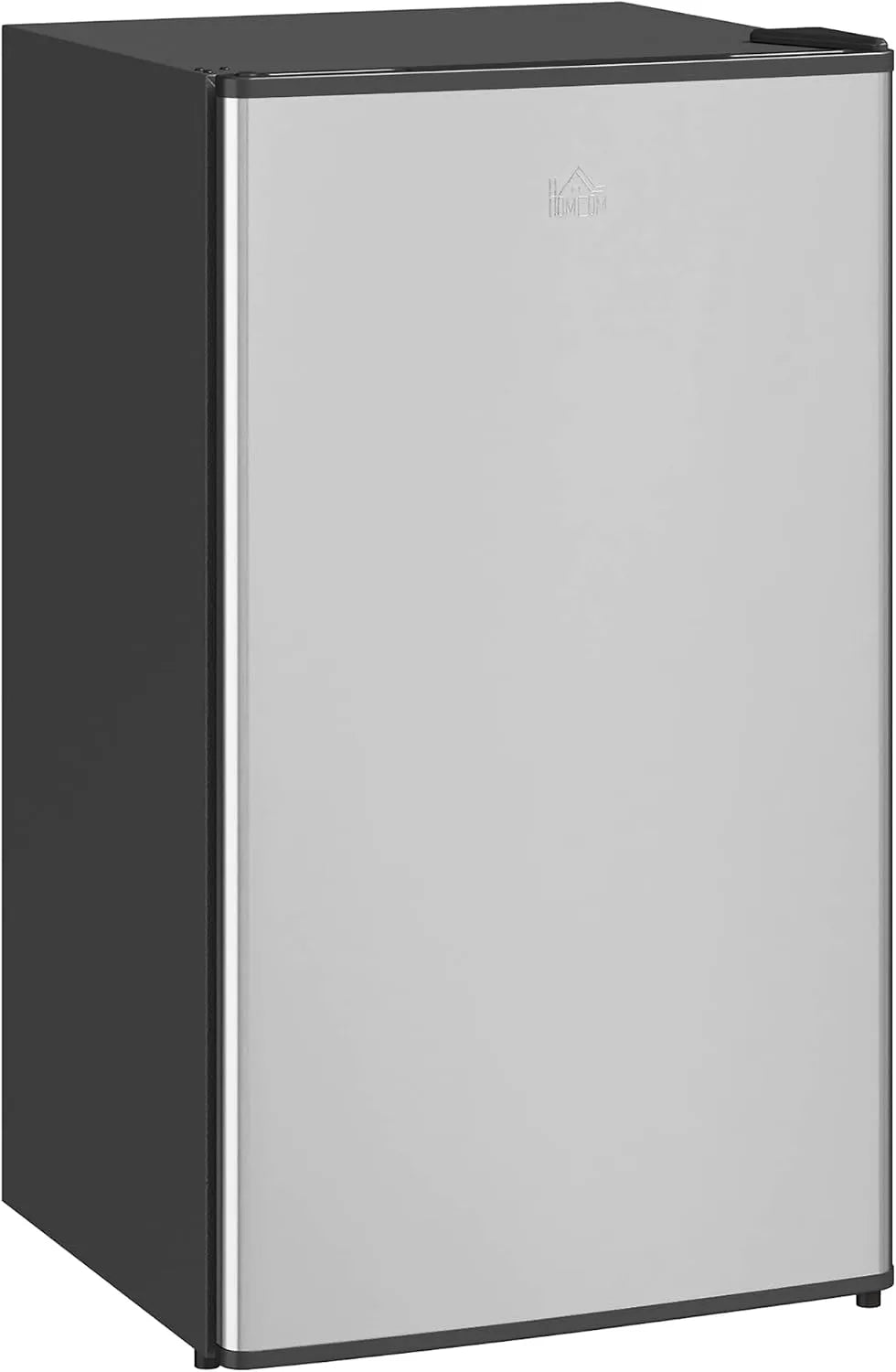 Homcom réfrigérateur, congélateur, étagères modulables, finition noire, capacité 91 L, petit à une porte, design sous-comptoir