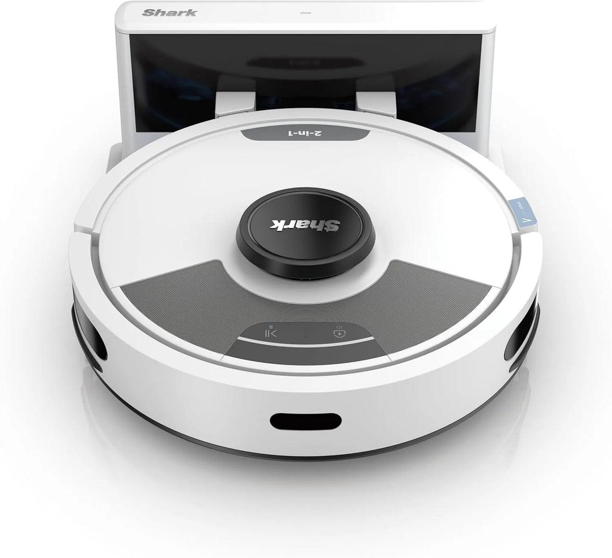 Shark aspirateur robot, Navigation 3D LiDAR, Nettoie Tapis, Wi-FI, finition blanche, Matrix Plus 2-en-1 Laveur avec Base Auto-Rechargeable, App