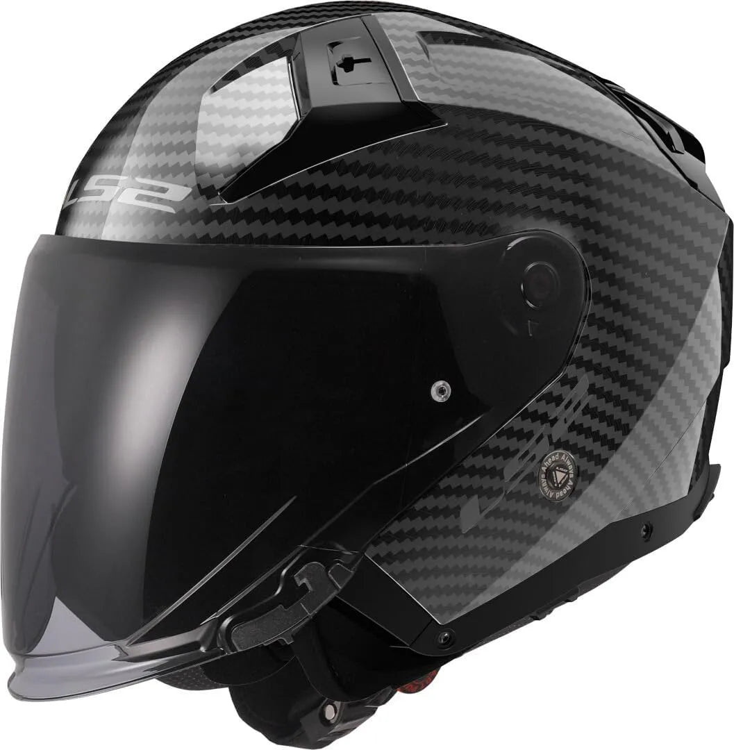 Casque moto LS2, Moto Jet Infinity II Carbon Gloss Carbon