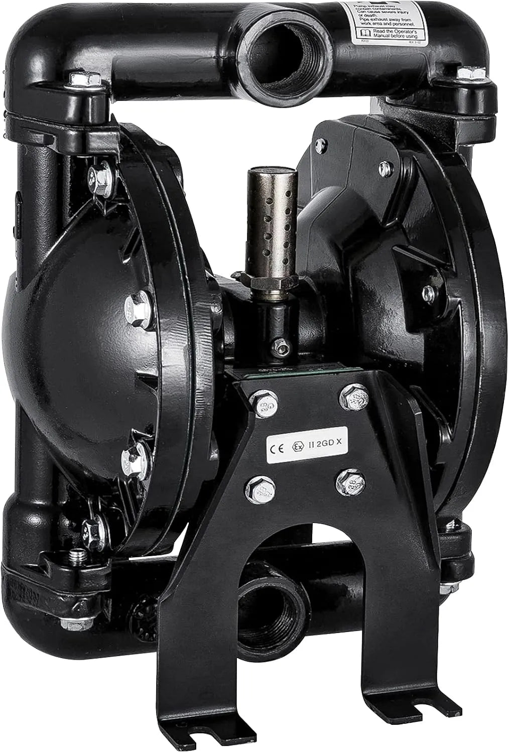 Vevor pompe GPM 100 PSI, aluminium 22, membrane nitrile pour usage chimique, pétrole, mines, traitement eau, entrée et sortie 25 mm, industriel