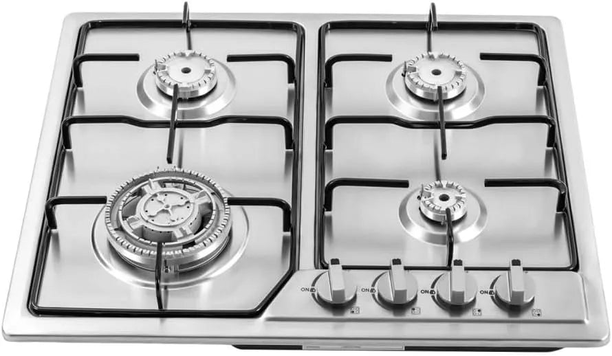 Plaque de cuisson, Gaz 4 Feux Inox