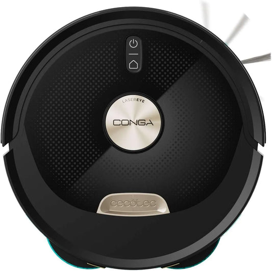 Cecotec aspirateur M100, App 3.0, 20000Pa, Autonomie jusqu'à 220 m², Brosse en Silicone Anti-enchevêtrement, Mopas Rotatives