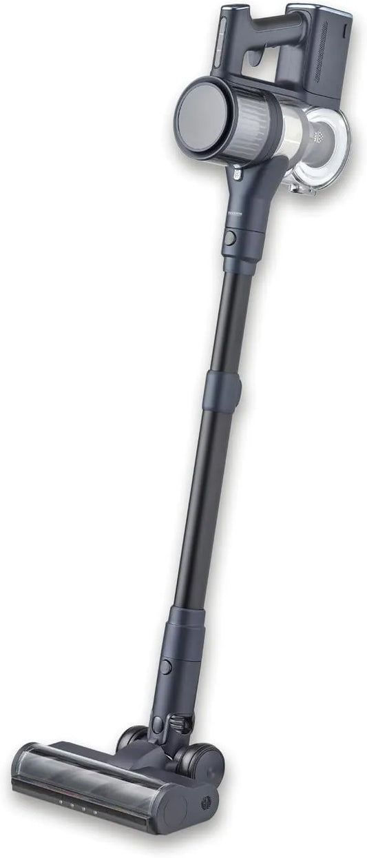 Severin aspirateur balai HV 7196, Multifonction sans Sac 29,6V sans Fil, Brosse rotative, finition noire, Aspirateur Puissant éclairage LED intégré