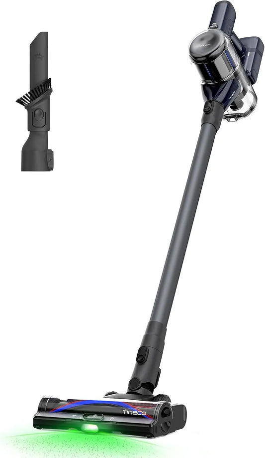 Aspirateur balai S50 150AW Tineco Pure One, Autonomie 95 Min, Eclairage LED Vert à 120°, sans Fil, Aspiration, Brosse Anti-écheveaux