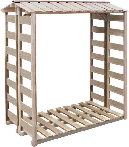 Abri de jardin, Stockage du Bois de Chauffage 150x100x176cm Pin Imprégné