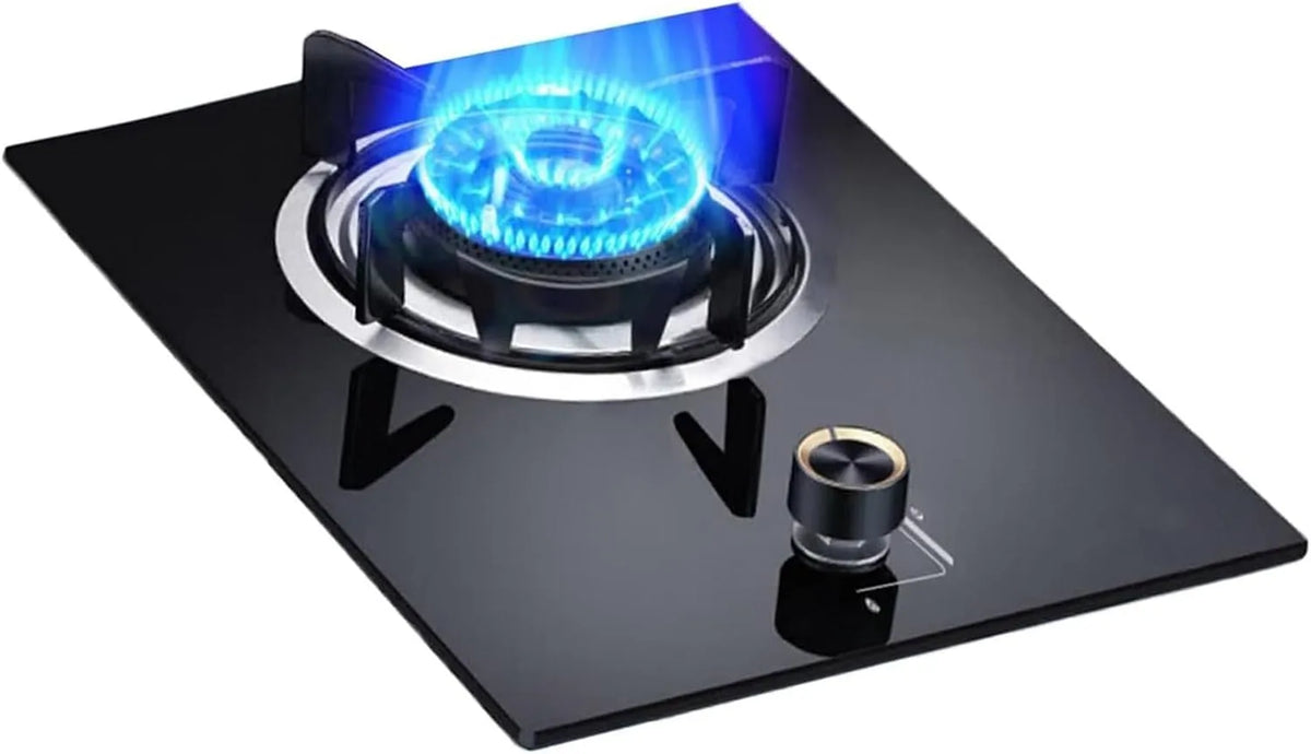 Table de cuisson, Réchaud à gaz d'intérieur avec 1 brûleur, puissance 5,2 kW, à gaz portable, cuisinière de conversion gaz, LP, pour la maison