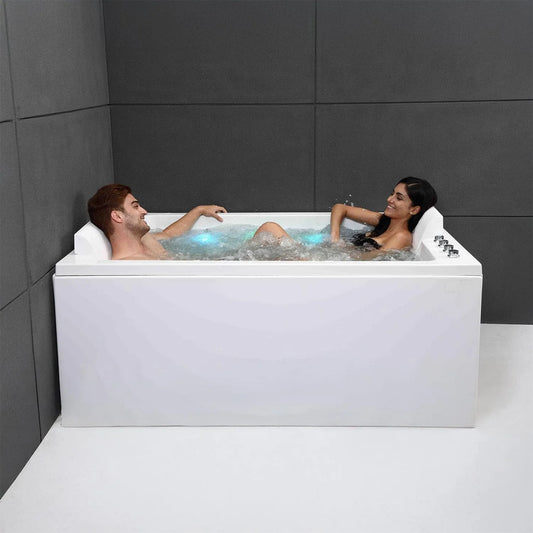 Modèle Cetana Duo Wave x100 x63 Baignoire Balnéo, by SPALINA, Cetana Duo Wave 170 cm