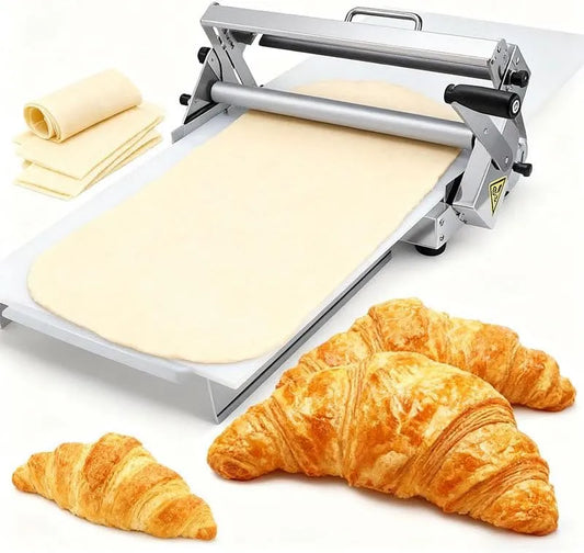 Table cm/39 Type300, Laminoir Manuel 30,5 cm, capacité 2 laminoirs pour Pizzas, Laminoir à pâte Pliable, modèle cm, Croissants, Design de