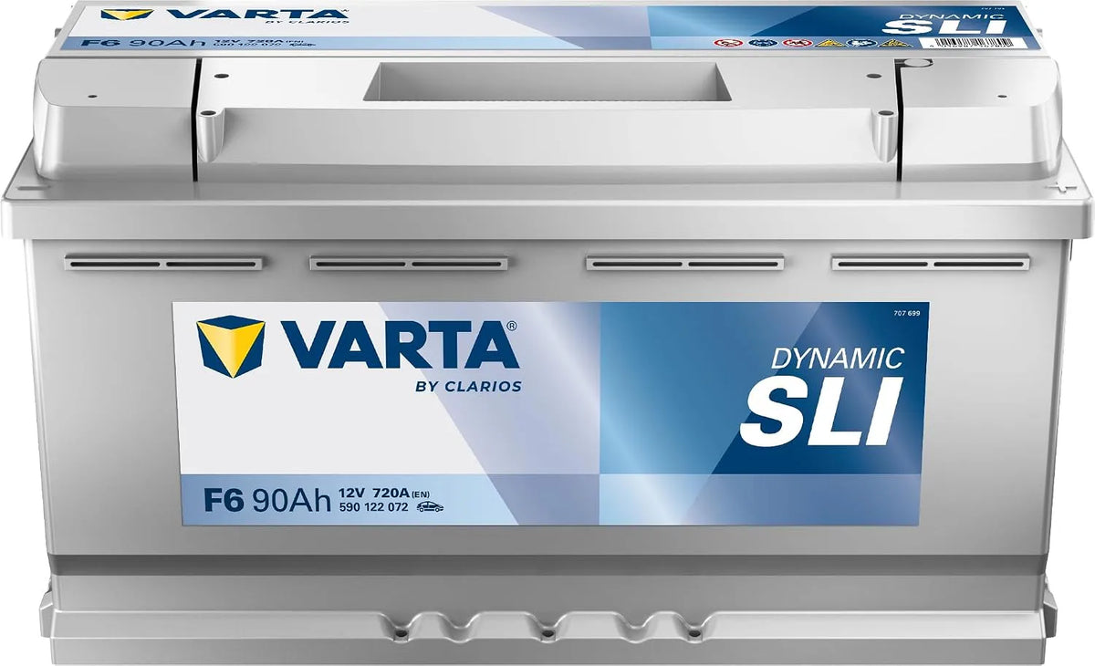 Dynamic F6 Batterie Voitures Varta Black, tension 12 V 90Ah 720 Amps