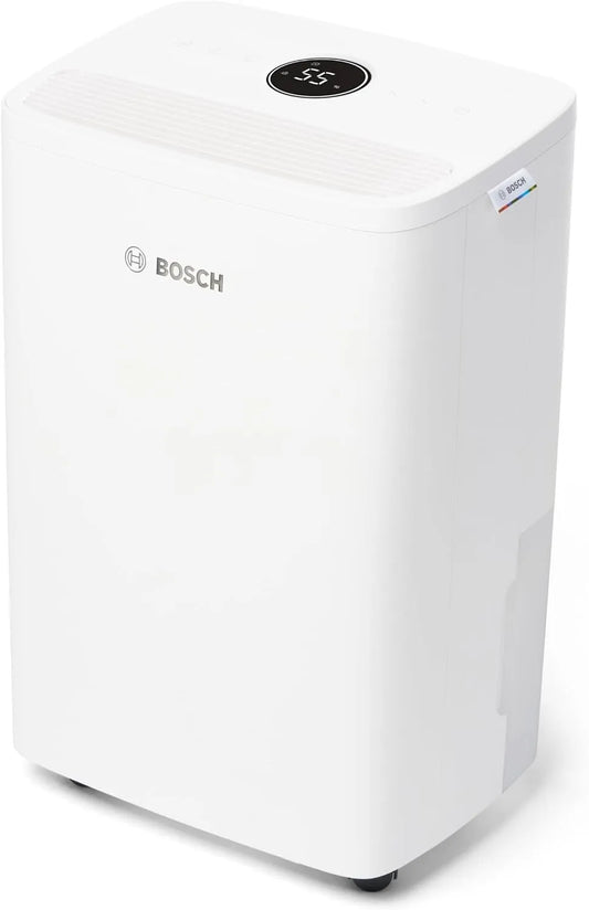 Bosch déshumidificateur 1000, Pour jusqu'à 17 m², Dry, Facile. Efficace. Silencieux. Pour la maison et la chambre, Séchage rapide du linge