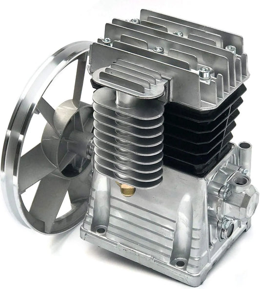 Pompe 3HP Vompresseur d'air, d'air en Fonte Tête de compresseur d'air Piston Style Double Cylinder Air Tool 250L, 250L/min, capacité 250L