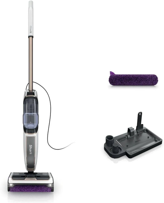 Shark modèle SD200EU, SteamPickUp 3-en-1 balai vapeur pour sols, capacité 420 ml. Inclut: rouleau brosse supplémentaire, non chimique