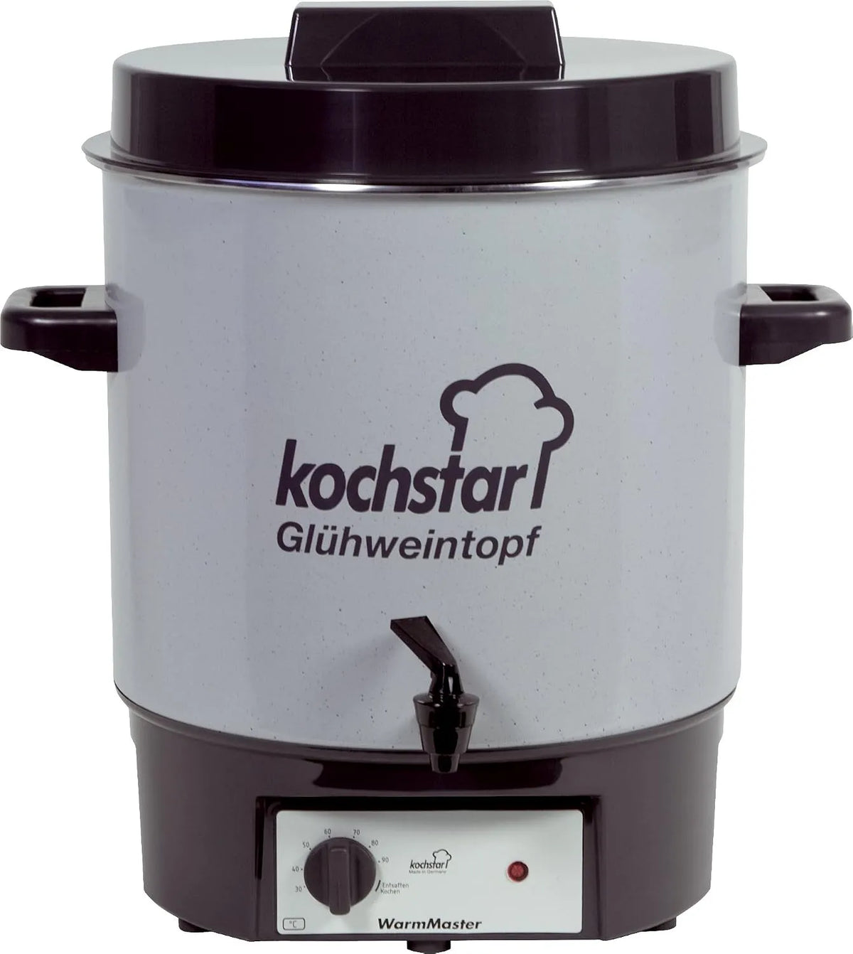 Stérilisateur Electrique avec Thermostat et Robinet 27 litres K99104035 Kochstar, dimensions 50 x 46.5 x 37 Cm, finition grise