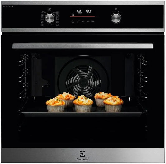 Electrolux four EOD6P77X, 11 fonctions, cuisson uniforme multiniveau, chauffage rapide, 45 programmes automatiques, sonde thermique, affichage LED