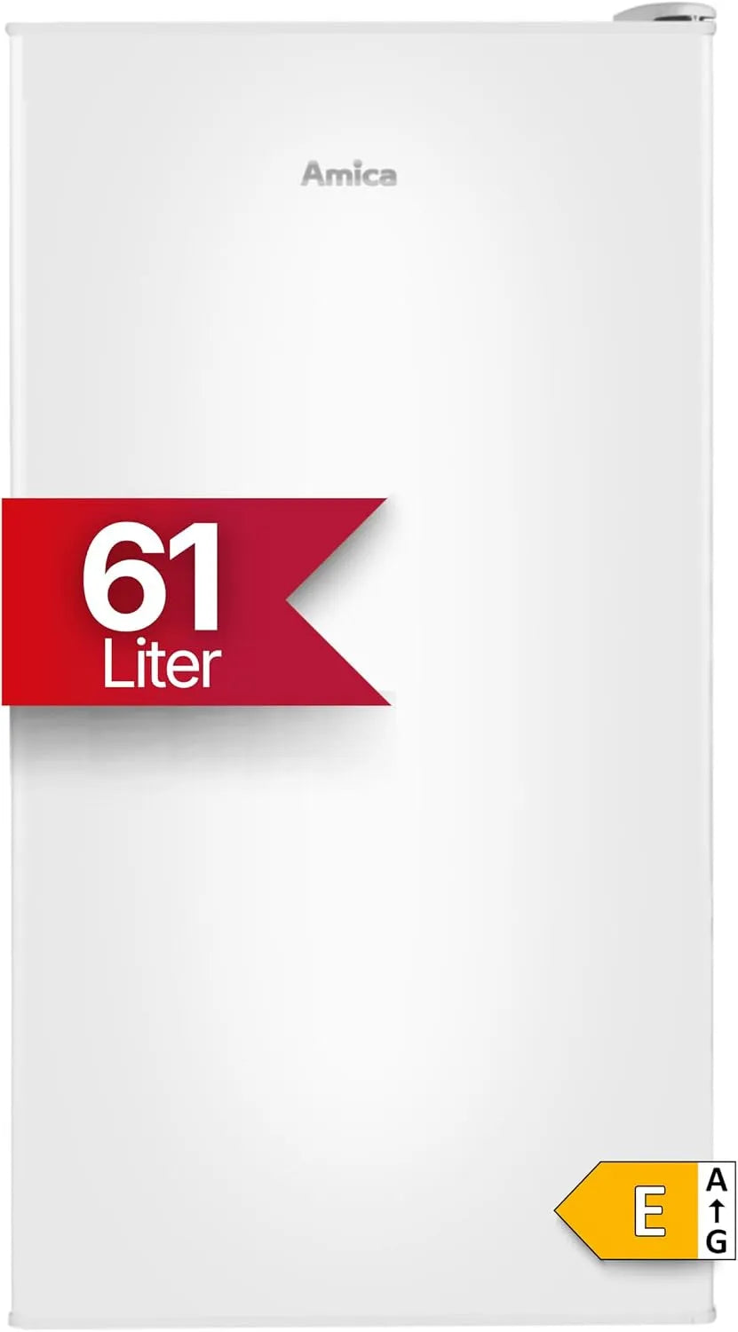 Amica réfrigérateur VKS 351, complet -116 W, largeur 85 cm, x 45 cm, capacité 61 litres, debout, finition blanche