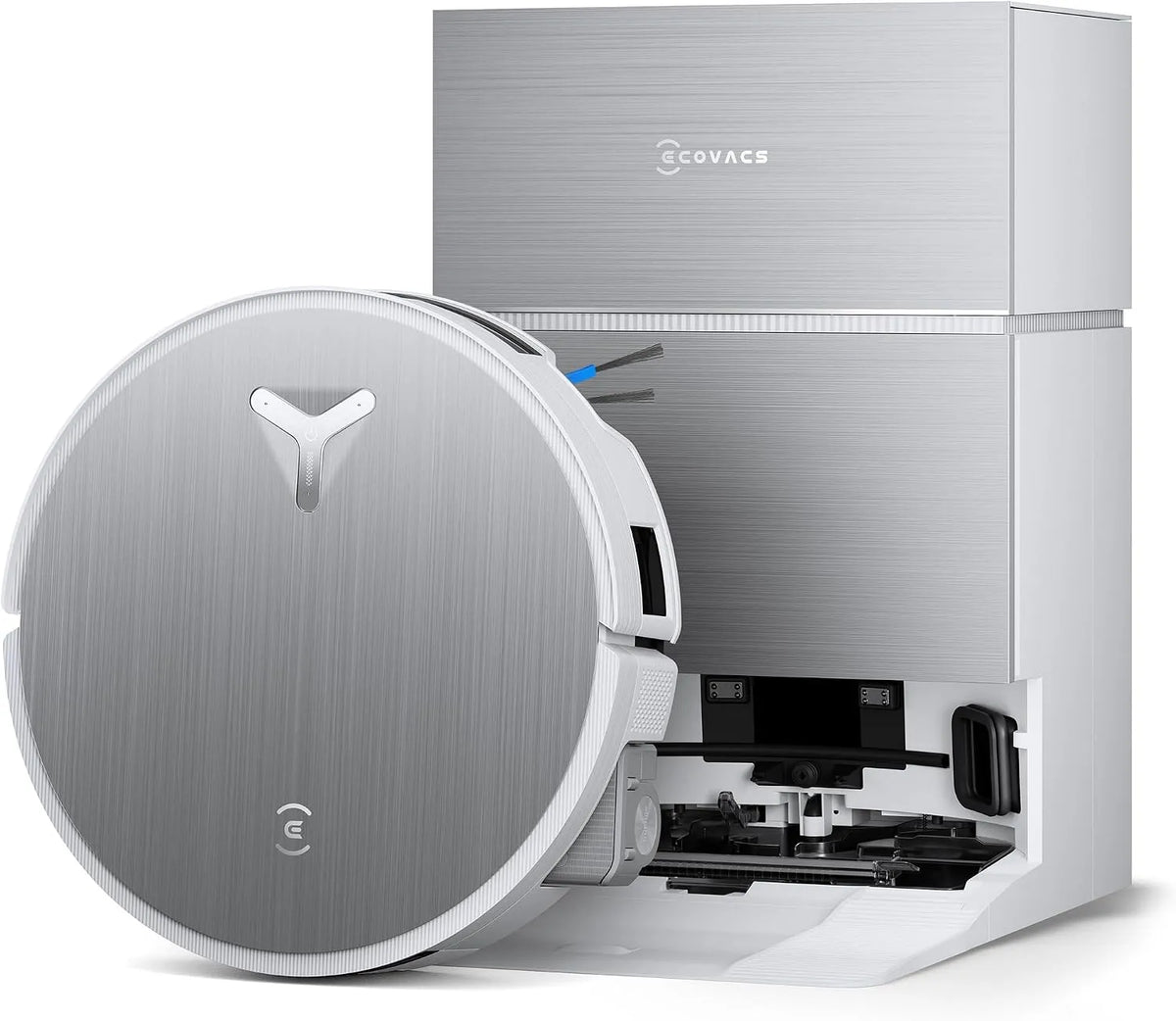 Ecovacs aspirateur robot X11 4WD, DEEBOT Pro Omni, OZMO Roller 2.0, Agent IA YIKO, TruePass, Aspiration Blast 19 500 Pa, PowerBoost
