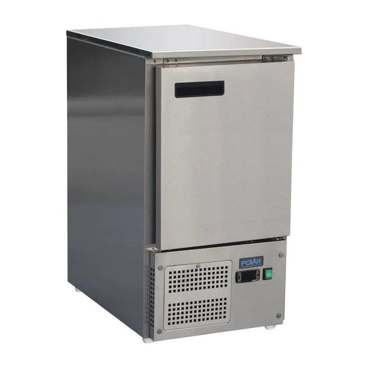 Puissance 155W. Capacité totale utilisable: 72 L.. R600A FA442 Polar Refrigeration, Comptoir réfrigéré positif une porte Polar Série-G 88L